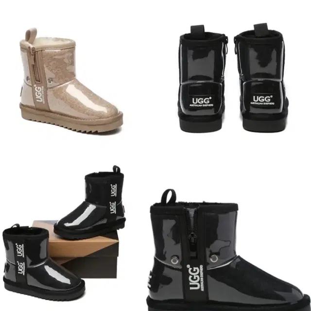 UGG 클리어 미니 양털부츠