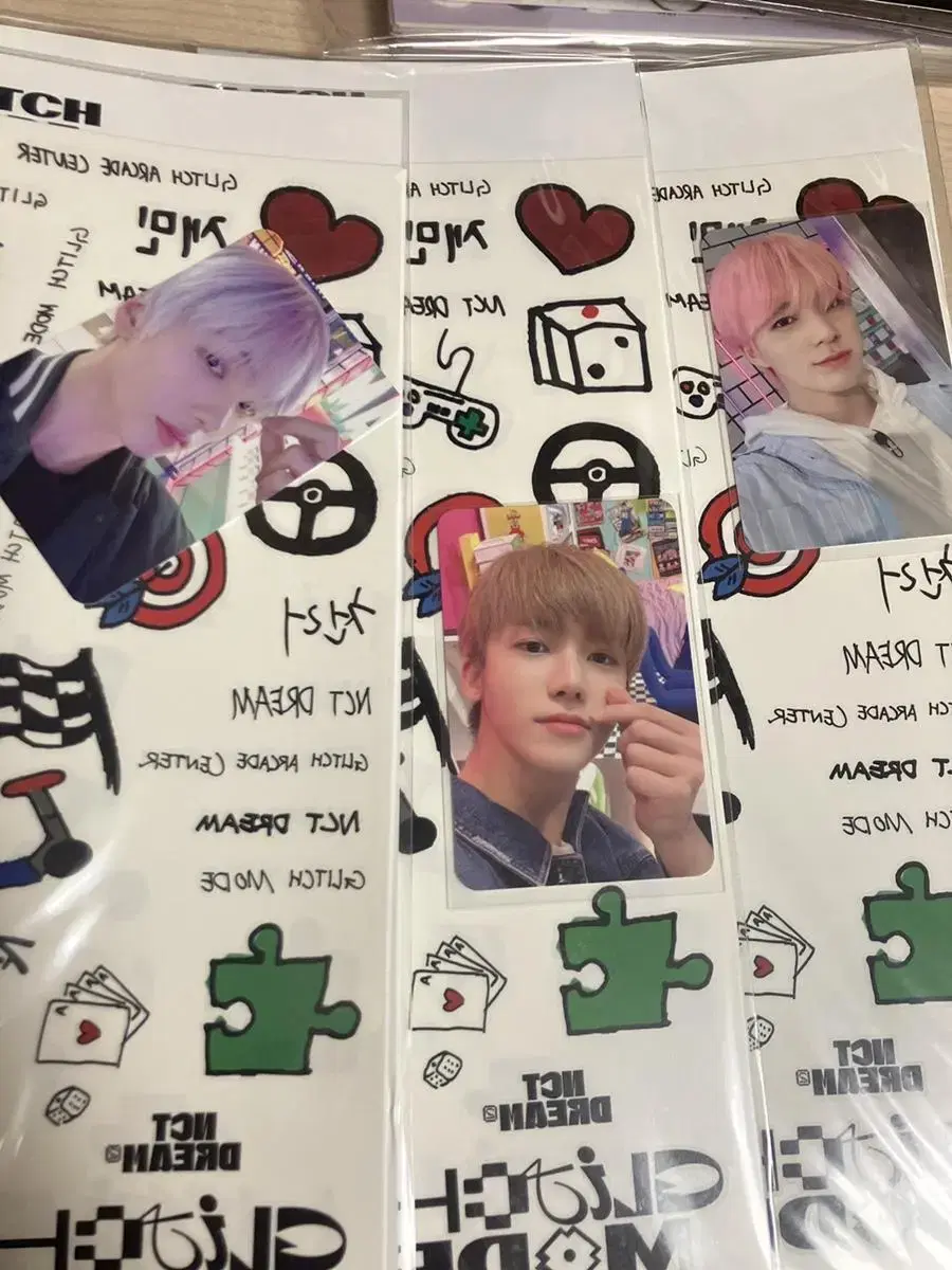 NCT Dream Glitch pop up Tattoo Sticker jeno jaemin jisung WTS