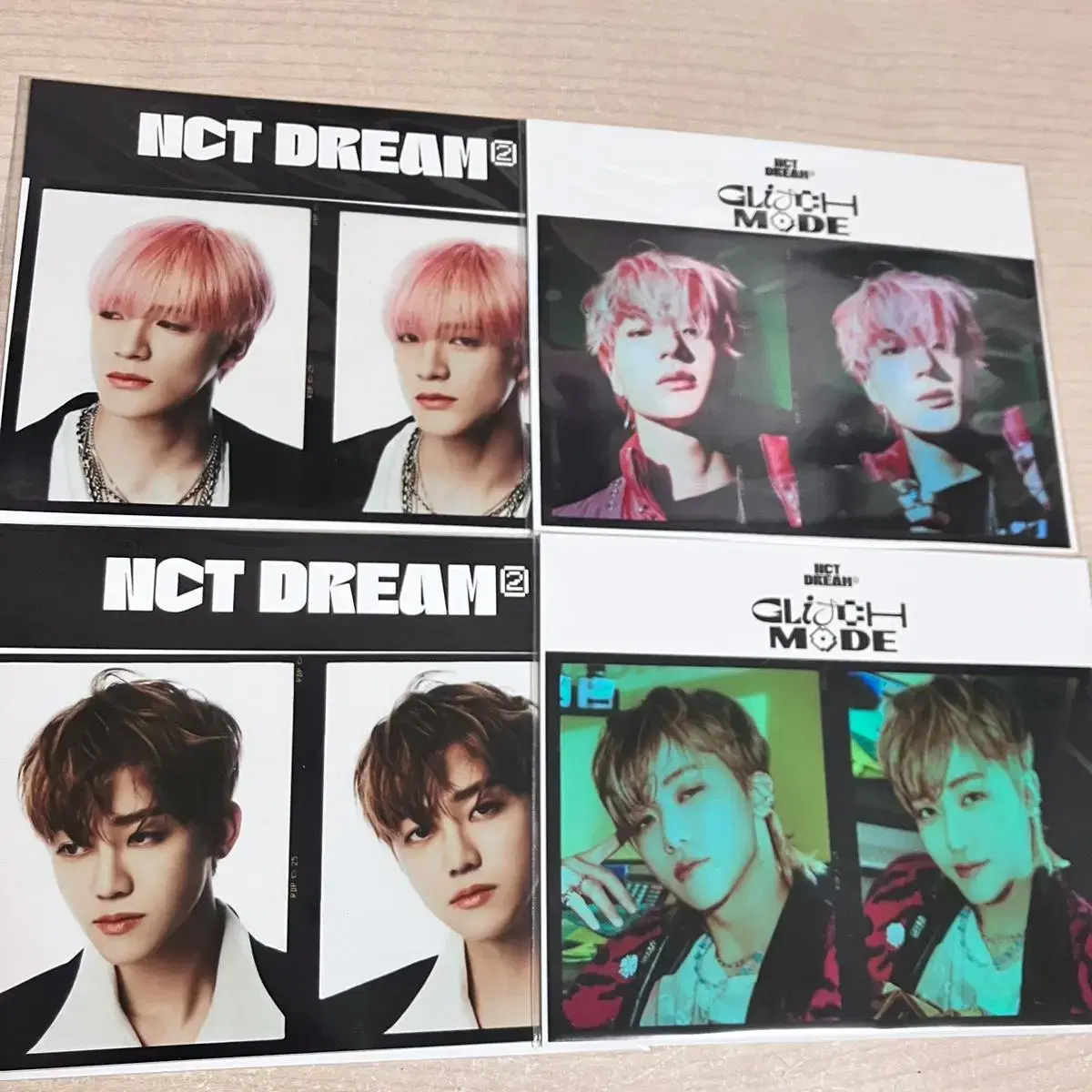 nct dream glitch pop up hologram filmset wts jeno jaemin