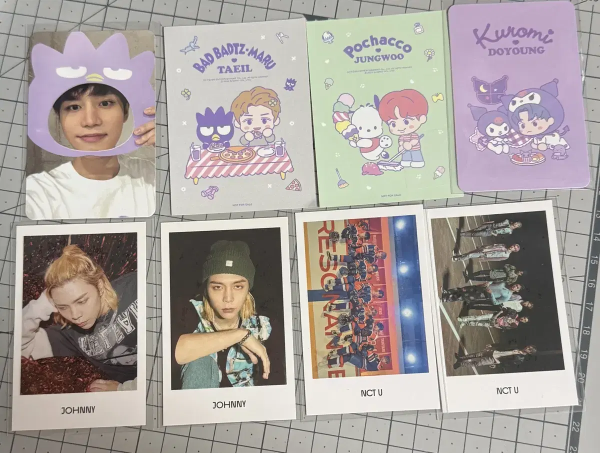 nct 127 photocard sanrio sticker