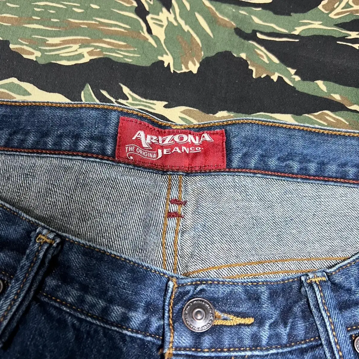 ARIZONA JEAN 루즈 스트레이트핏 멕시코 데님 35size