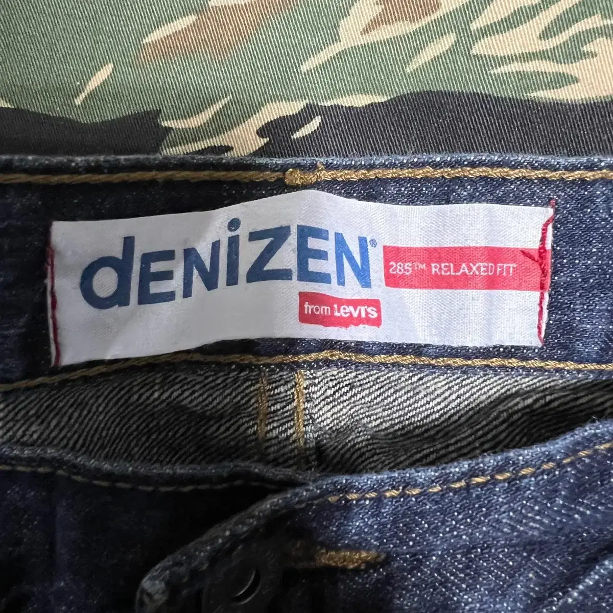 dENiZEN x LEVI'S 릴렉스드핏 레소토 데님 34size