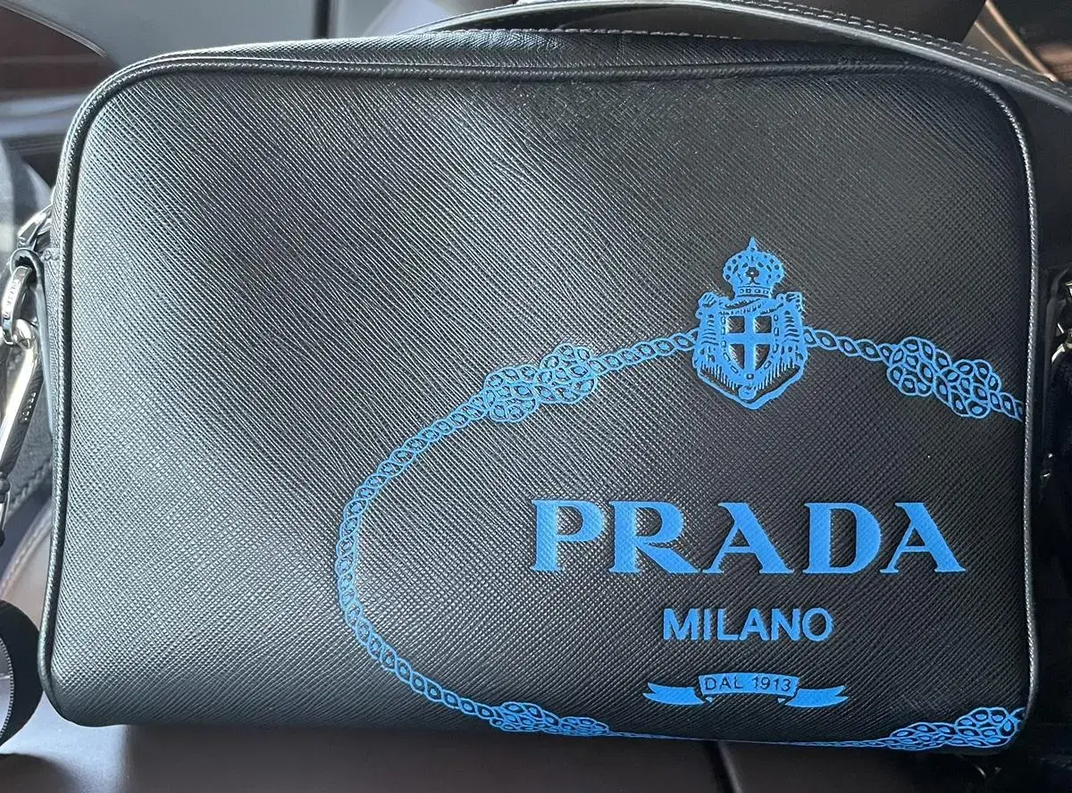 Prada Unisex Saffiano Belt Bag