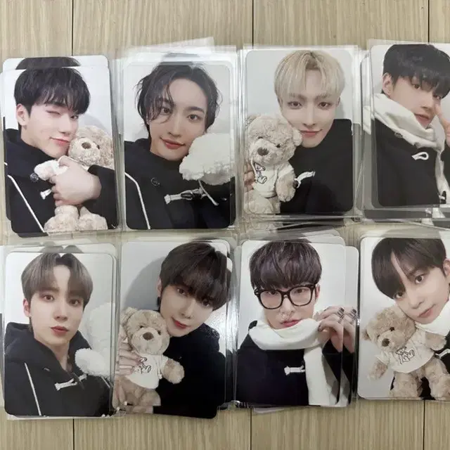 에이티즈 makestar 떡볶이코트 Teddy bear Luckydraw