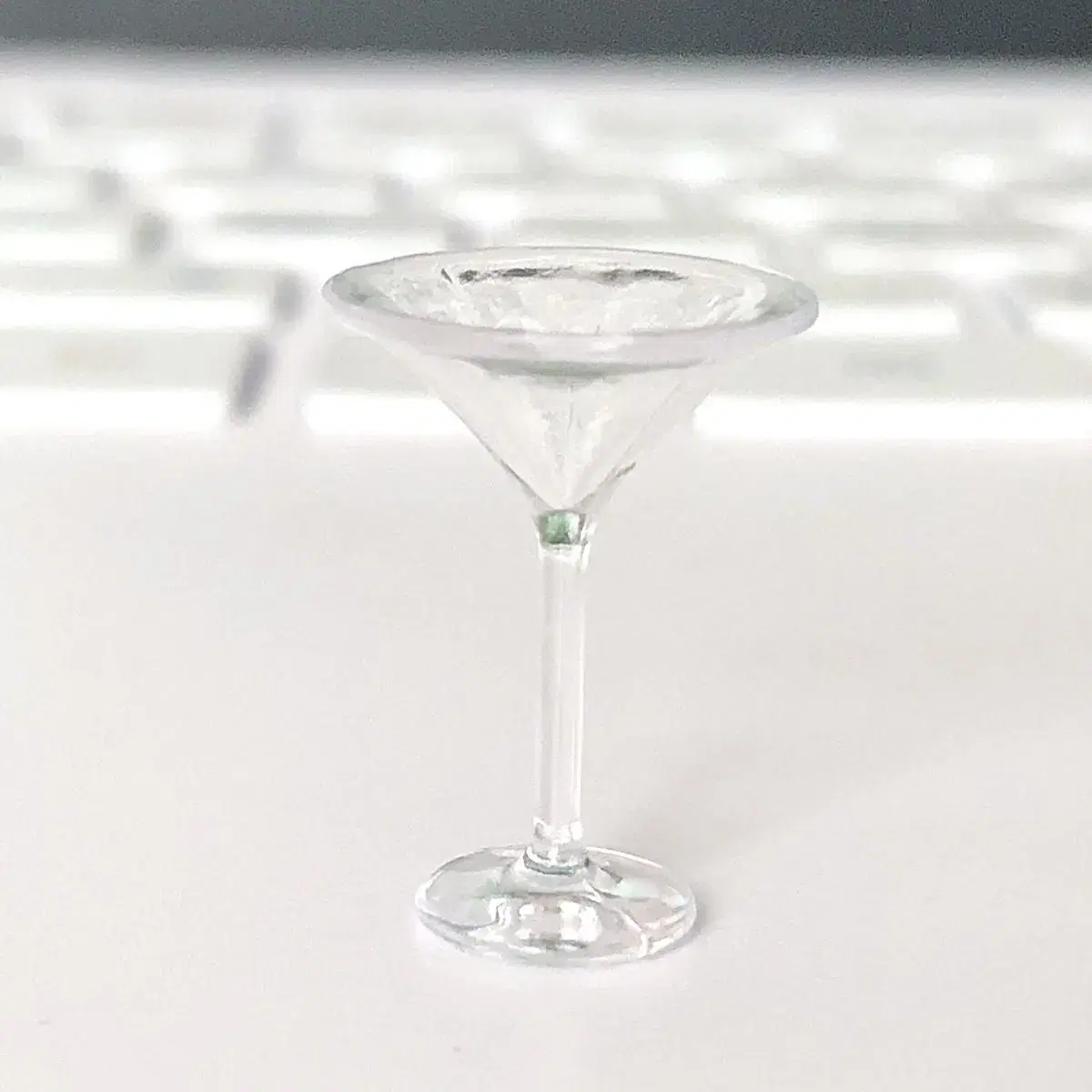 Reminiscent martini glasses stemmed