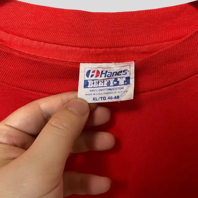 (XL)90s Hanes 헤인즈 빈티지 긴팔티셔츠