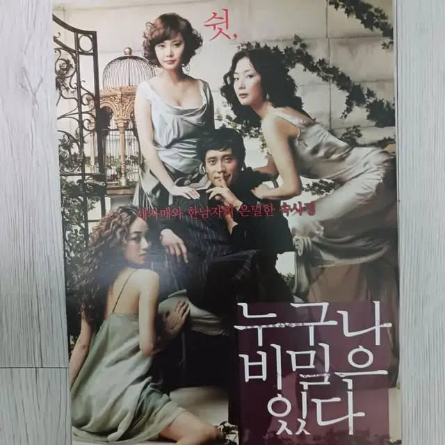 이병헌 최지우 추상미 김효진 누구나 비밀은 있다(2004년)전단지(2단)