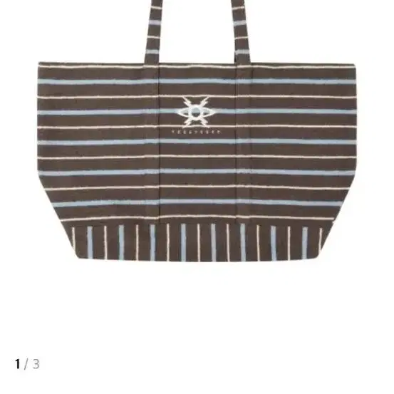 구매) Y.E.S Stripe Tote Bag Brown 예스아이씨