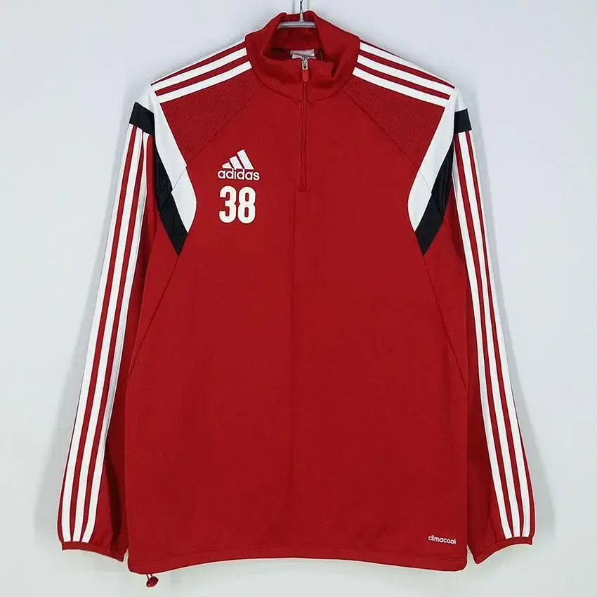 Adidas Men's CON14 TRG TOP Vahn Zip Up Tee Red (HU21475)