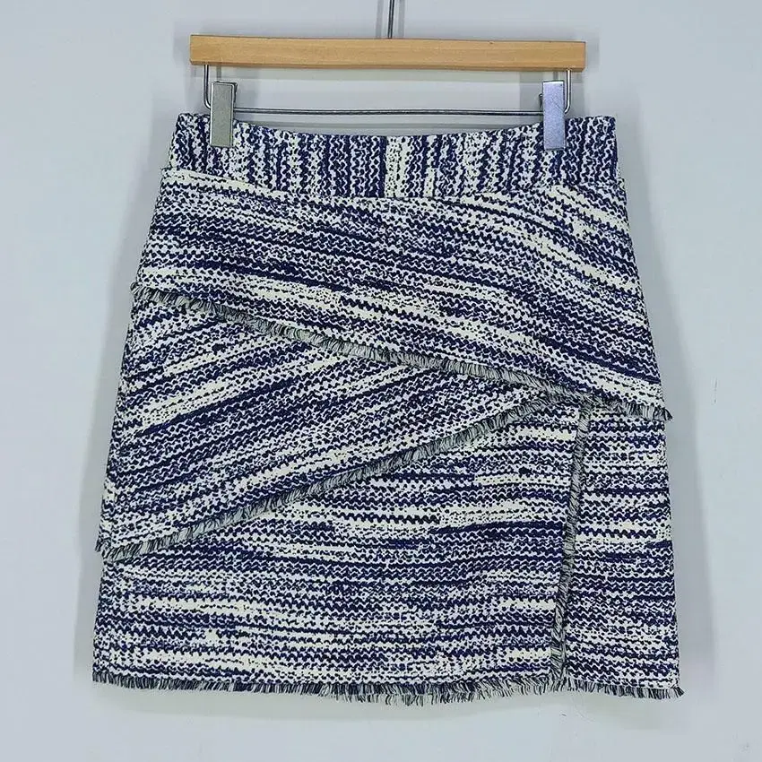 SJSJ Patterned Dress Date Fit Skirt Blue 64 (HU21480)