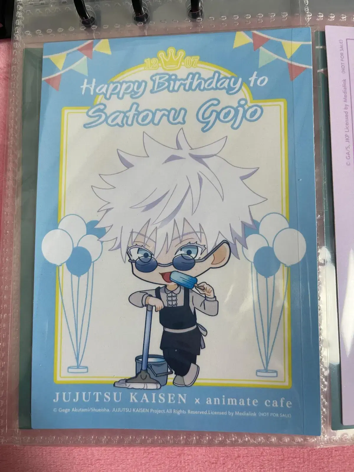 Zuu Spinning Gojo birthday Bromide Animate Collaboration