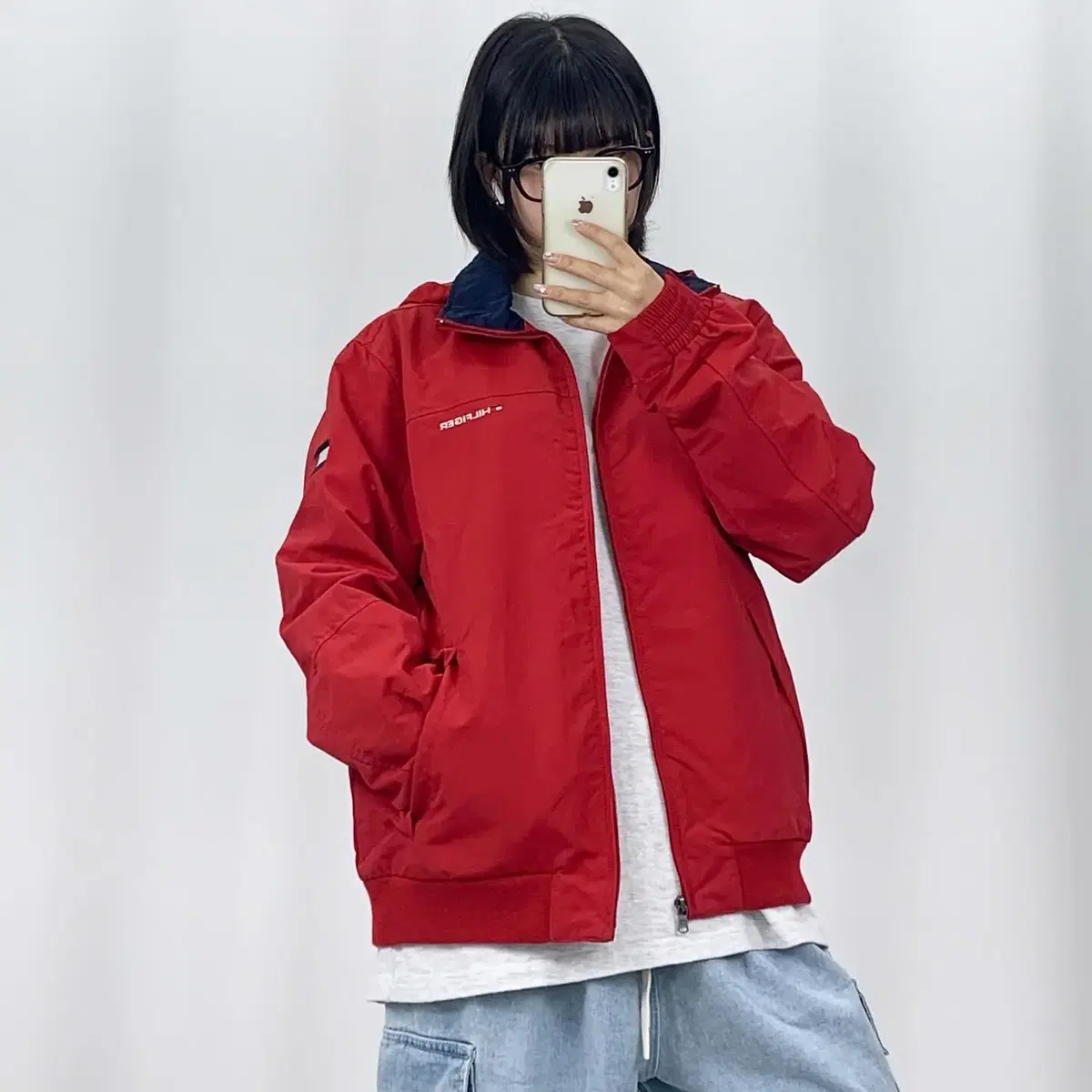 [XL] Tommy Hilfiger Red Windbreaker CH4319