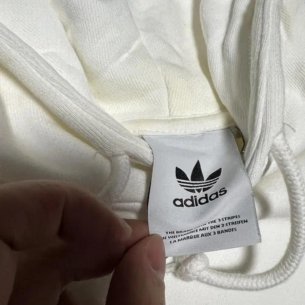 ADIDAS 아디다스 파이어버드 화이트 후드티(L)