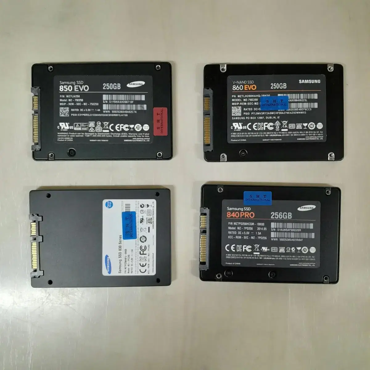 SSD 삼성랜덤 250GB~256GB