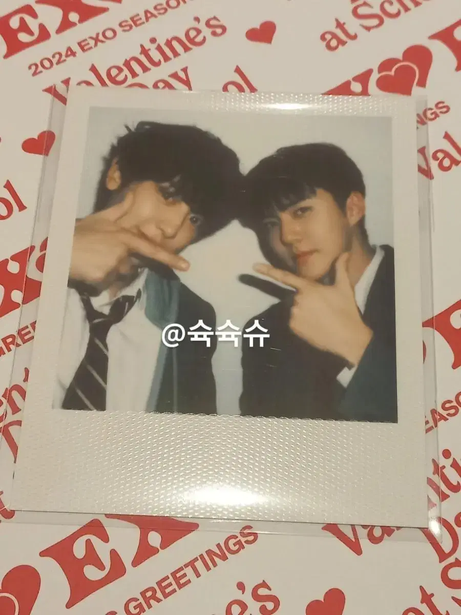 2024 exo seasons greetings polaroid sehun chanyeol Chan