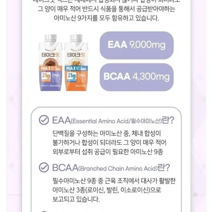 테이크핏 맥스 초코맛