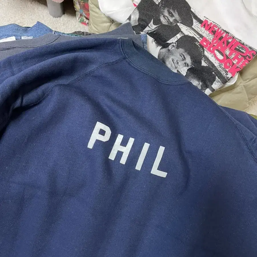 Rare 50-60s phil 로고 스웻셔츠 XL