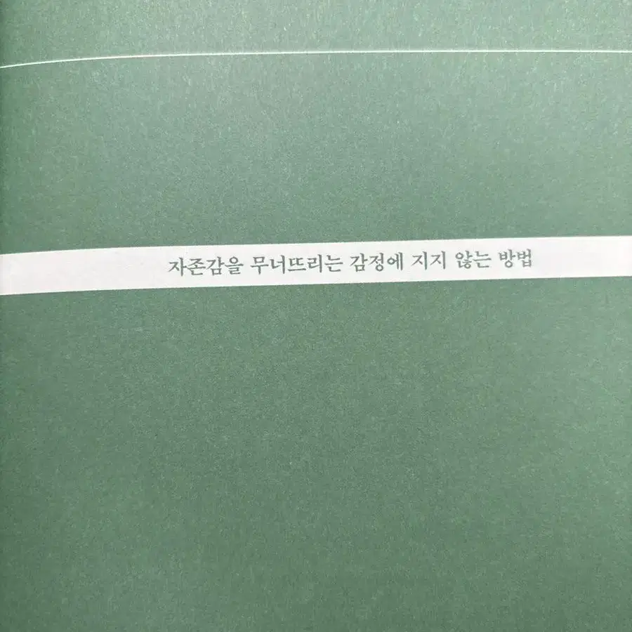 자존감 회복책[오늘처럼 내가 싫었던 날은 없다]