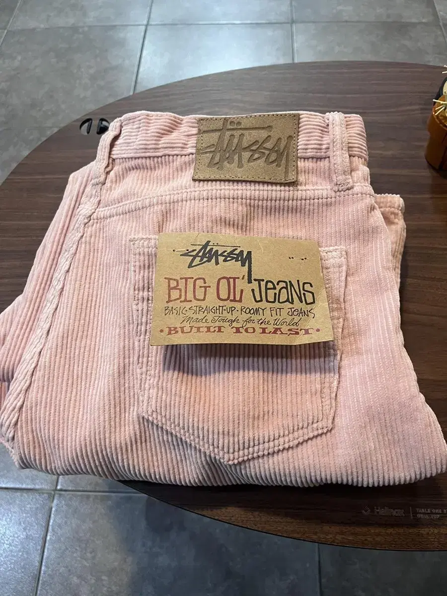 Stussy Corduroy Big All jin Washed Pink Size 30