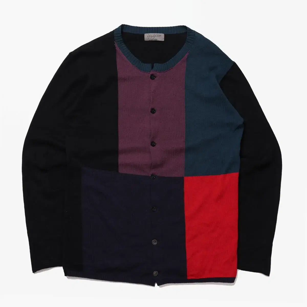 Yohji Yamamoto Color Block Cardigan