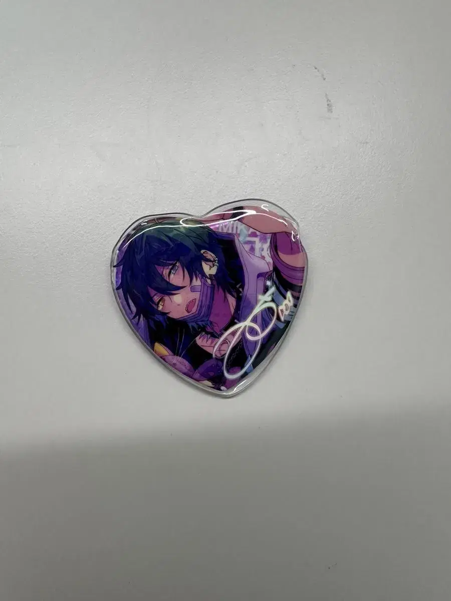 Kagehira Mika Heart Badge WTS