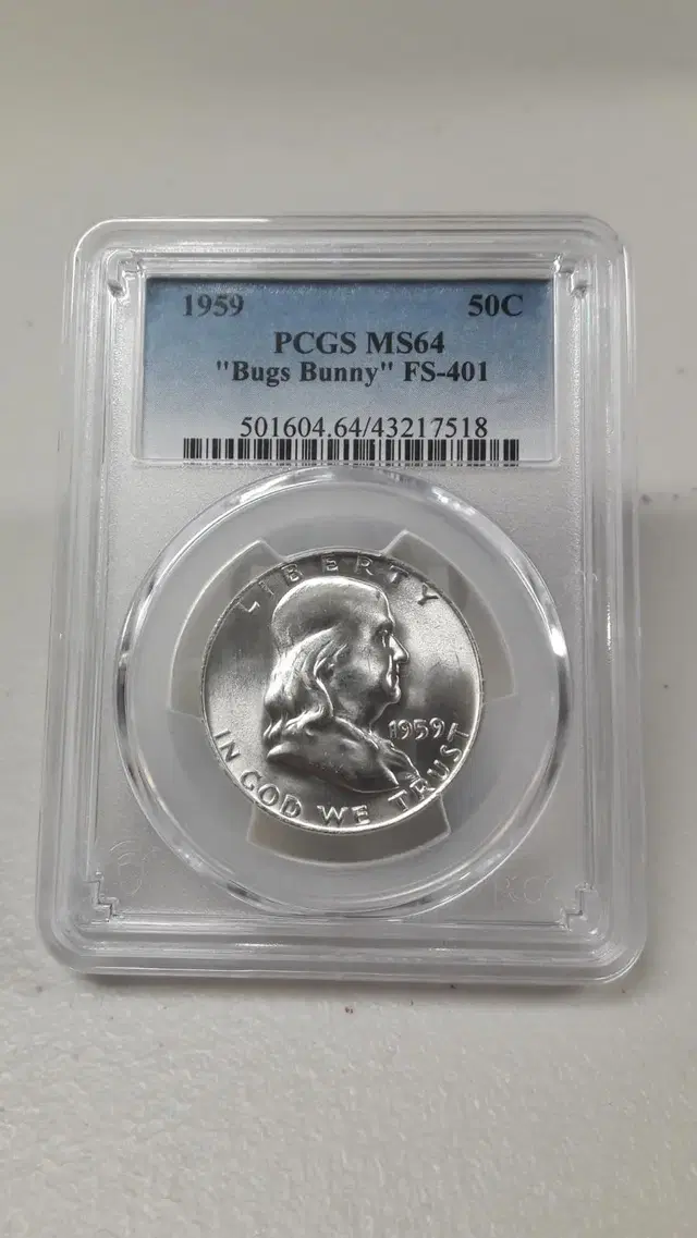 1959년 미국 BUGS BUNNY PCGS MS 64 FS-401 은화