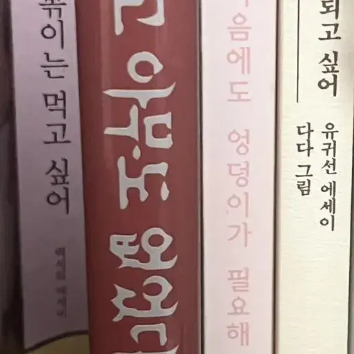 중고책 그리고 아무도 없었다 죽고싶지만 떡볶이는 먹고싶어 등등