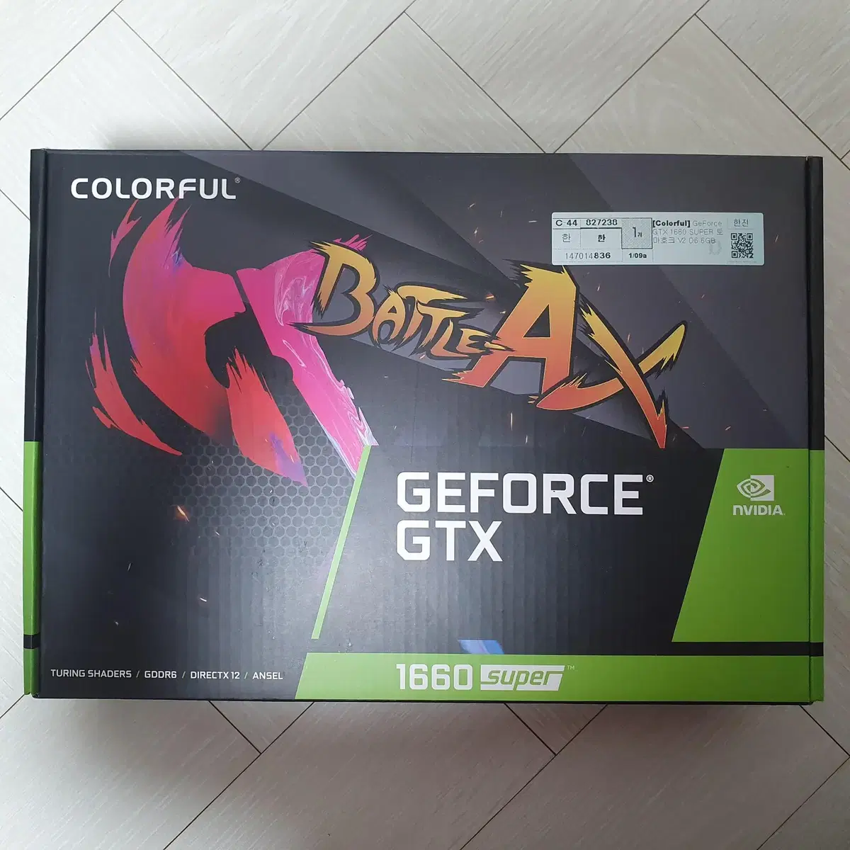 컬러풀 지포스 GTX 1660 SUPER 토마호크 V2 D6 6GB