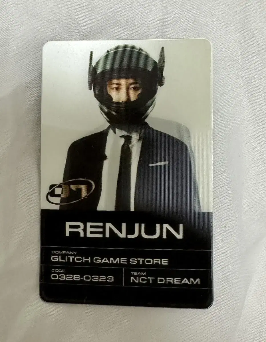 Glitchmode renjun lenticular photocard WTS