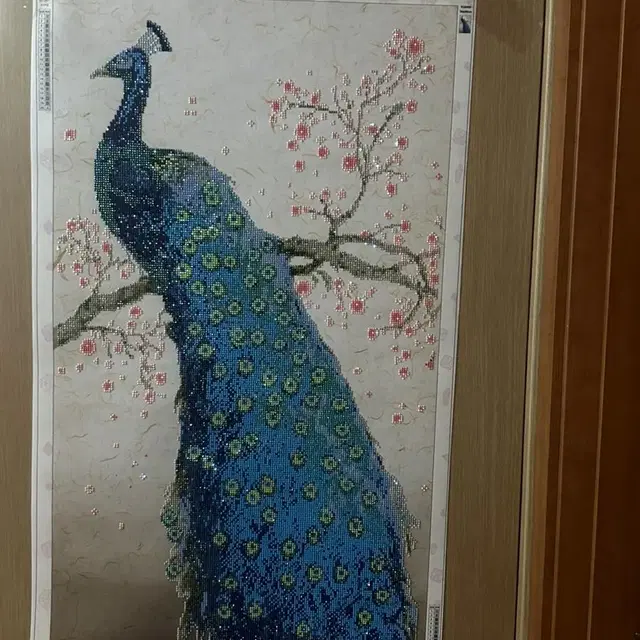 공작 보석 십자수 50x70