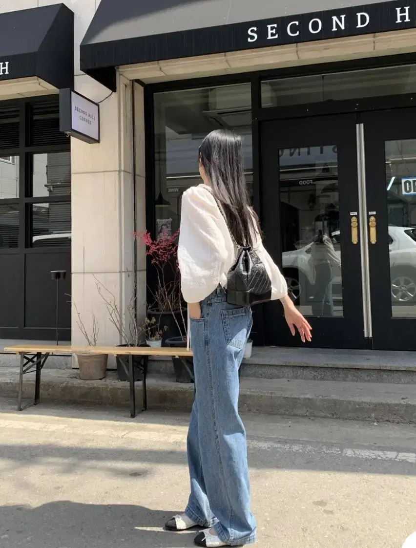 [거의새상품] 중청 데님