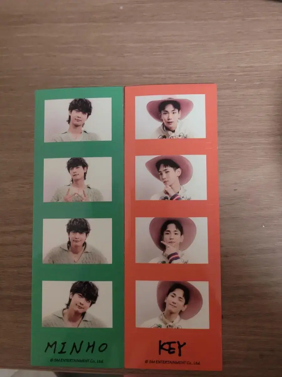 2023 shinee season's greetings Necut sticker key kim kibum minho Choi minho