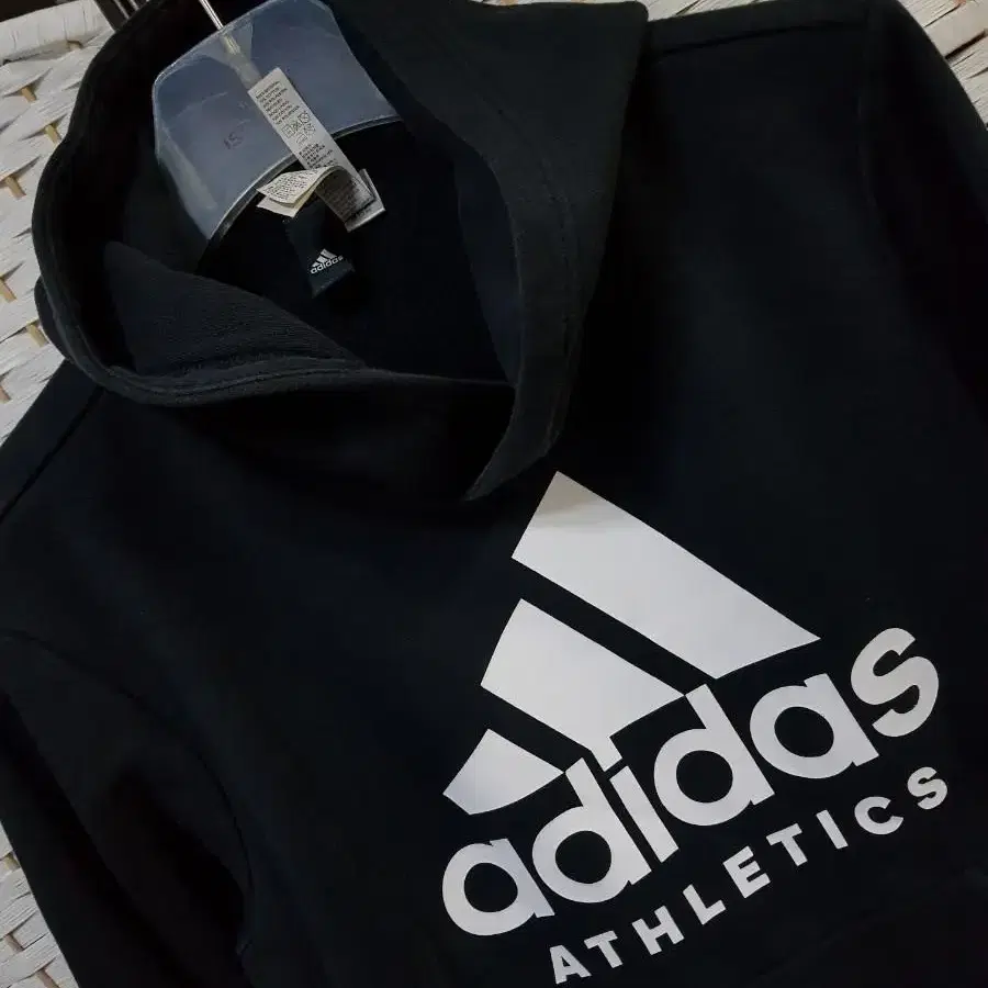 (0577) ADIDAS 아디다스 스포츠 후드 티셔츠 100 L