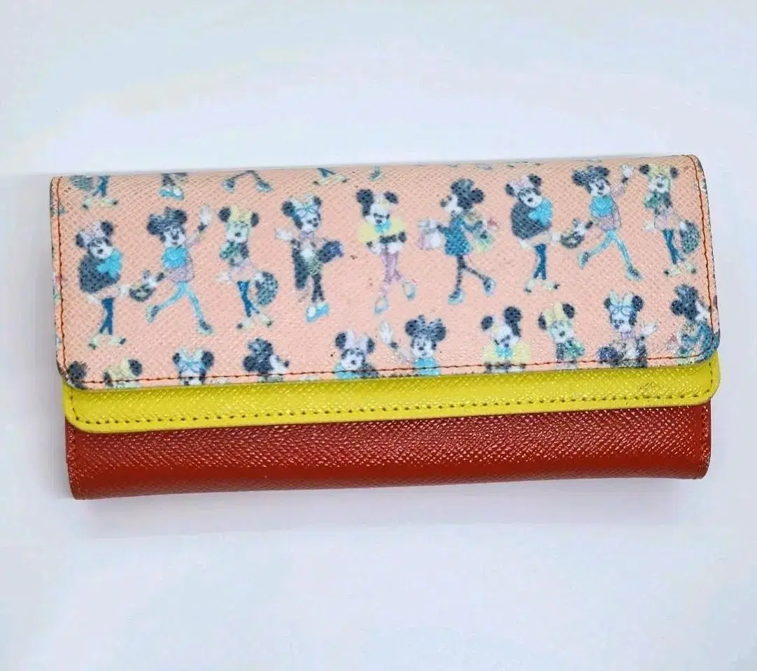 (Genuine,Rare)Disney Mickey Mouse Leather Wallet