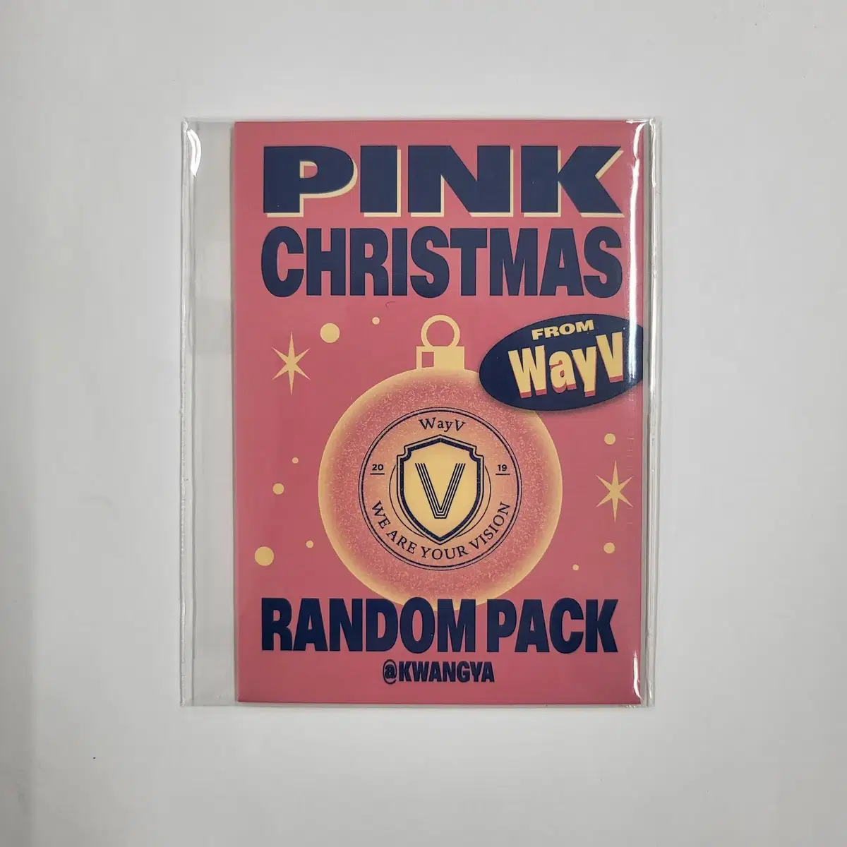 2022 PINK CHRISTMAS WayV 랜덤 팩 포토카드 미개봉