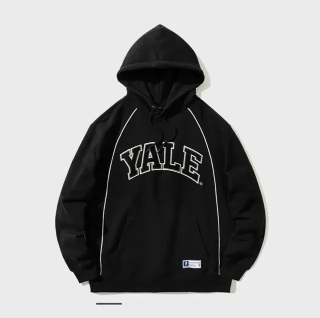 예일 YALE 3 TONE BOUCLE ARCH PIPING HOODIE