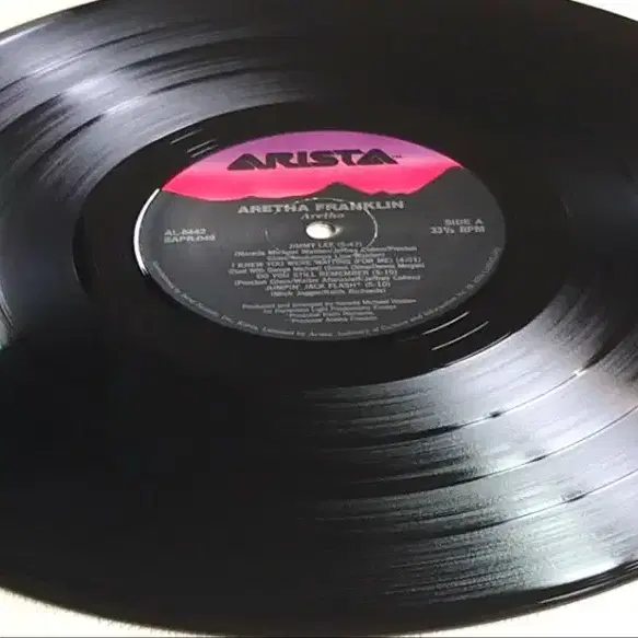 아레사프랭클린 "Aretha" LP (86년)