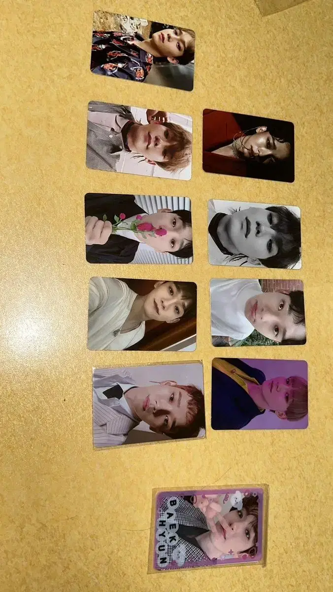 Exo chen Official photocard sell baekhyun All except 1,000 won