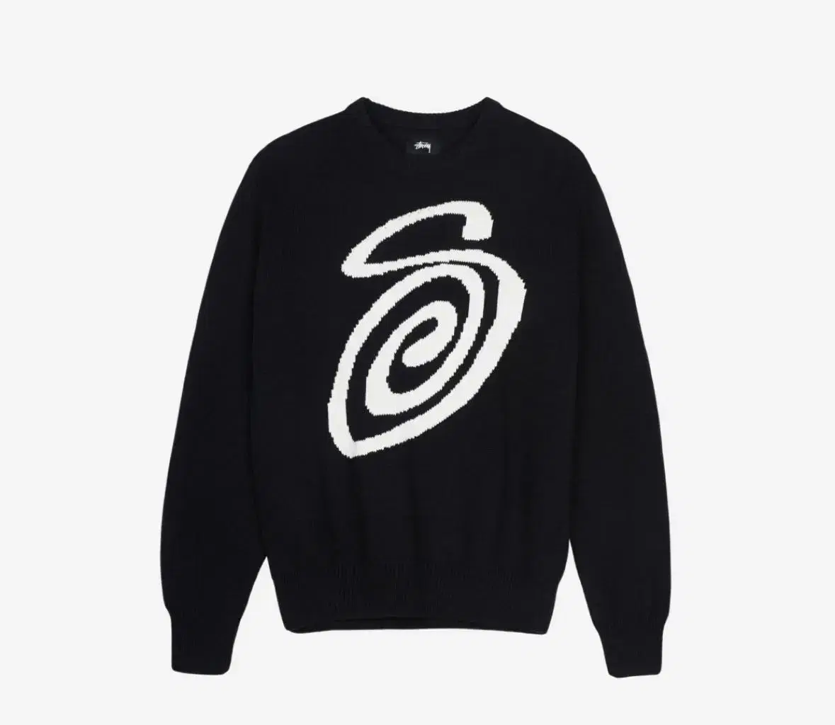 Stussy S Curly Knit Sweater Black L