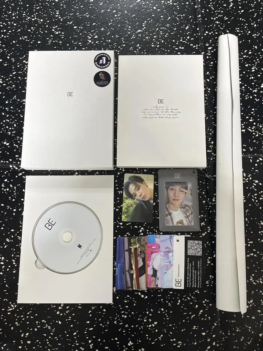 bangtan boy band BE album jimin photocard rm photocard