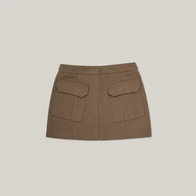 아우로 POCKET POINT SKIRT [ BROWN ]