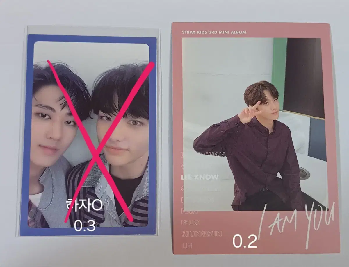 Straykids I.M.U lee know polaroid changbin hyunjin Unit Photocard Yang