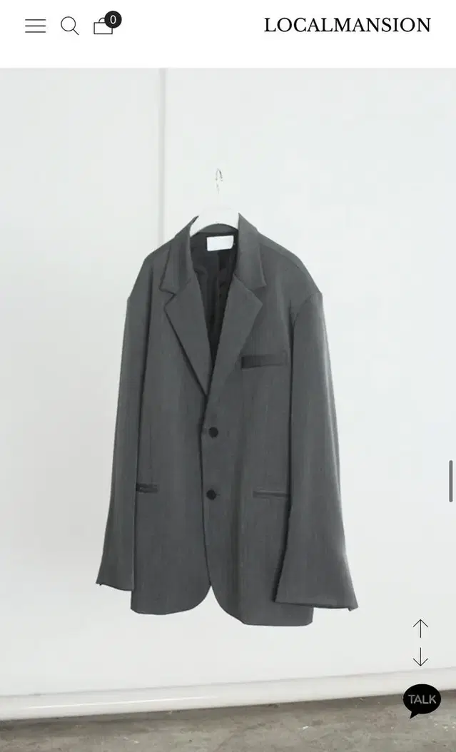 로컬맨션 over fit daddy blazer jacket