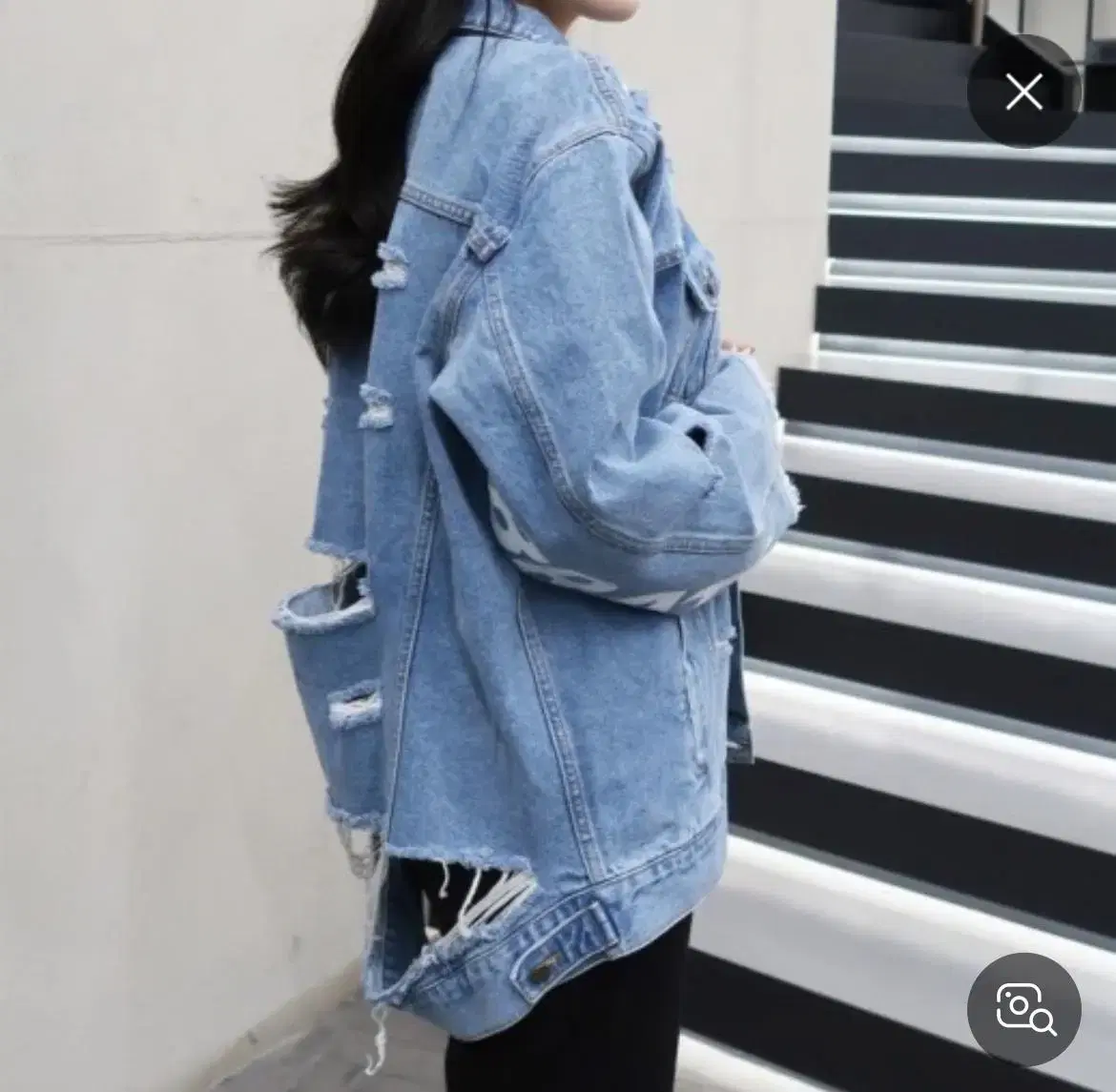 Vibrate Vintage Overfit Jeans Jacket