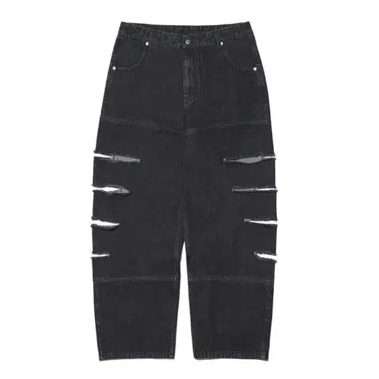 노매뉴얼 데님팬츠 W.D DENIM PANTS BLACK S