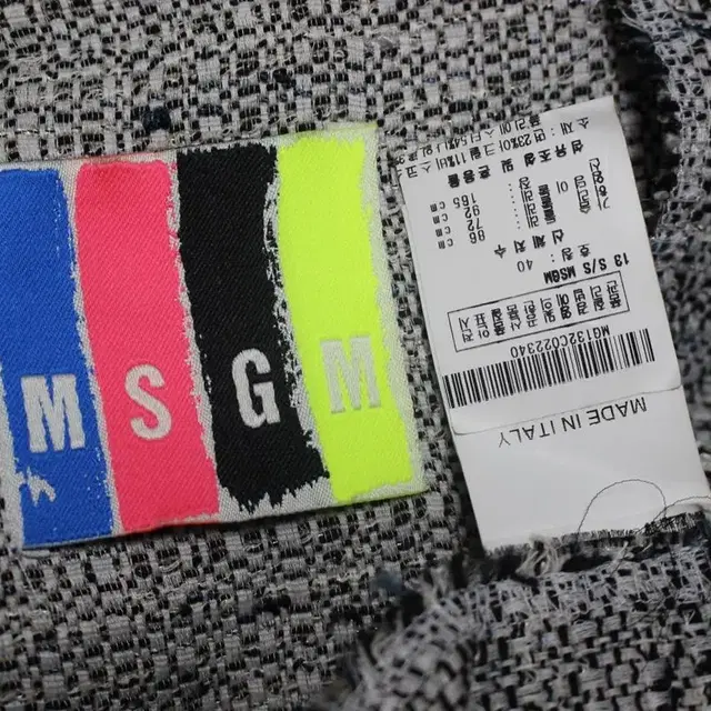 MSGM 여성 86-92-165 이태리정품 얇은 코트 독특