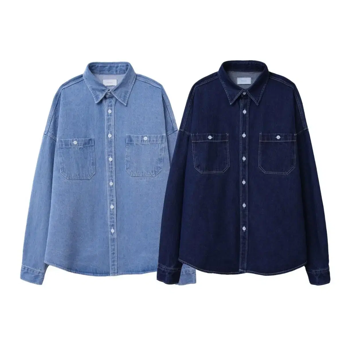 Free Shipping Light Wash Work Men's Denim Shirt Men's Jeans Men's Jeans Shirt Men's Spring Shirt