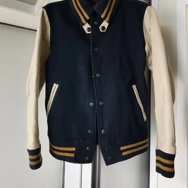 빔즈 바시티 자켓 / Beams varsity leather jacket