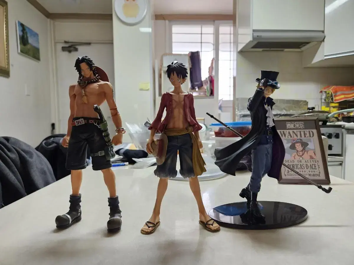 ONEPIECE Luffy , Ace, Sabo Figures for sale