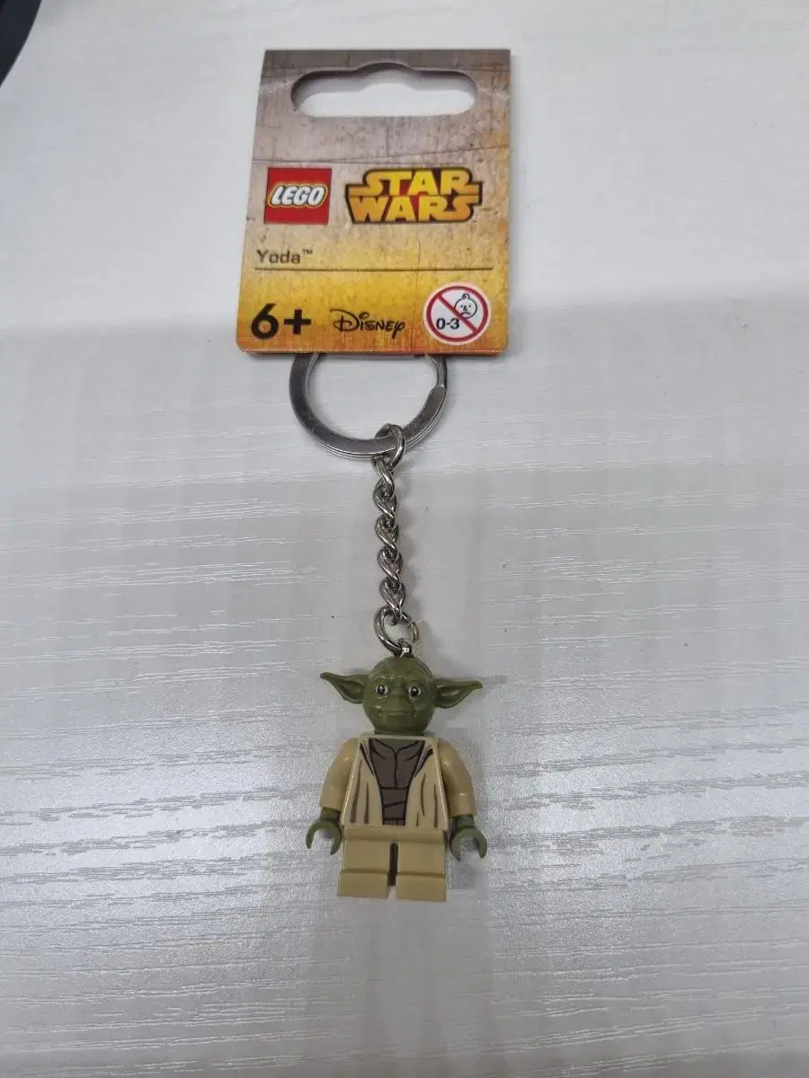 (Half-priced Delivery) LEGO Star Wars Yoda keyring sells.